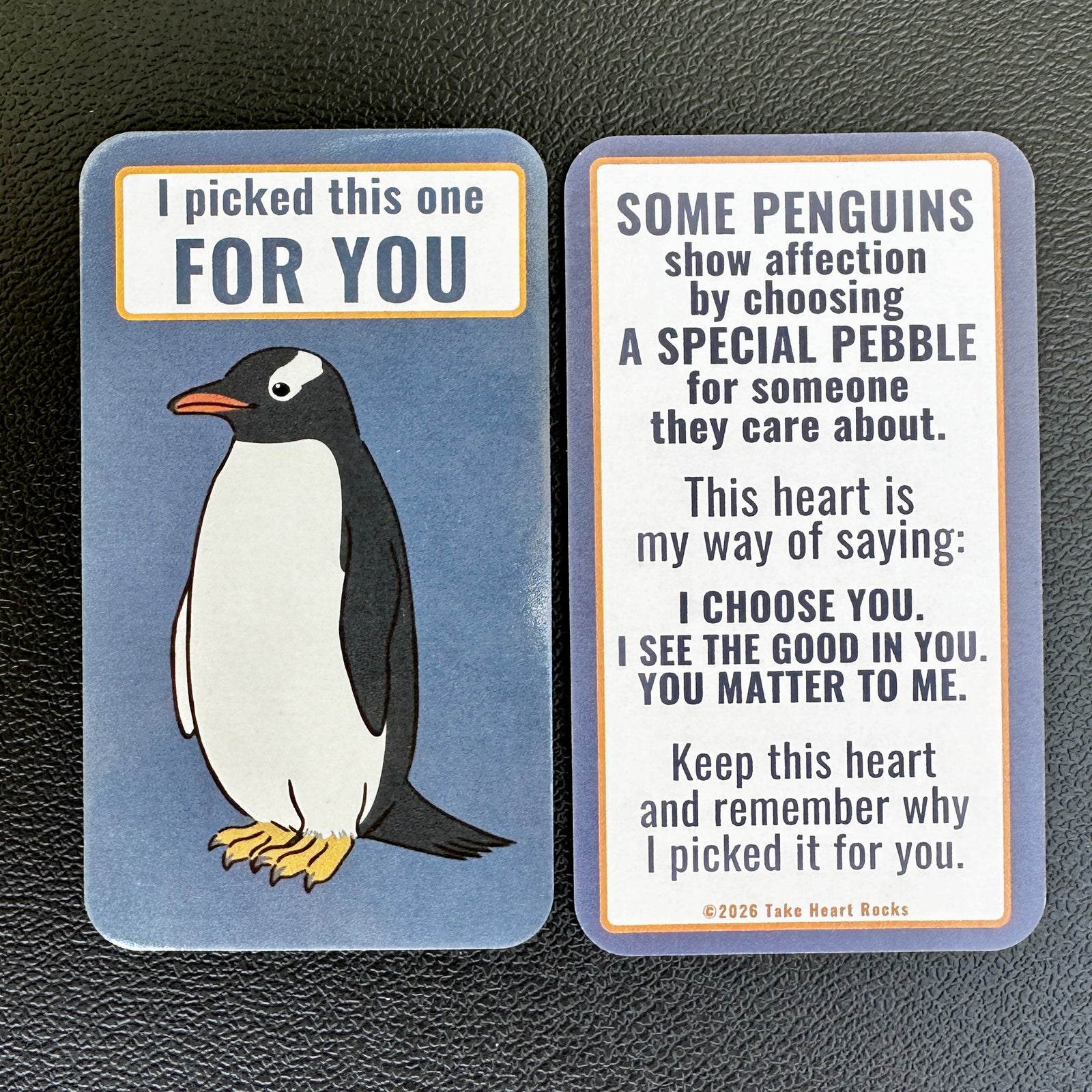 Penguins Card + Adhesive Dot