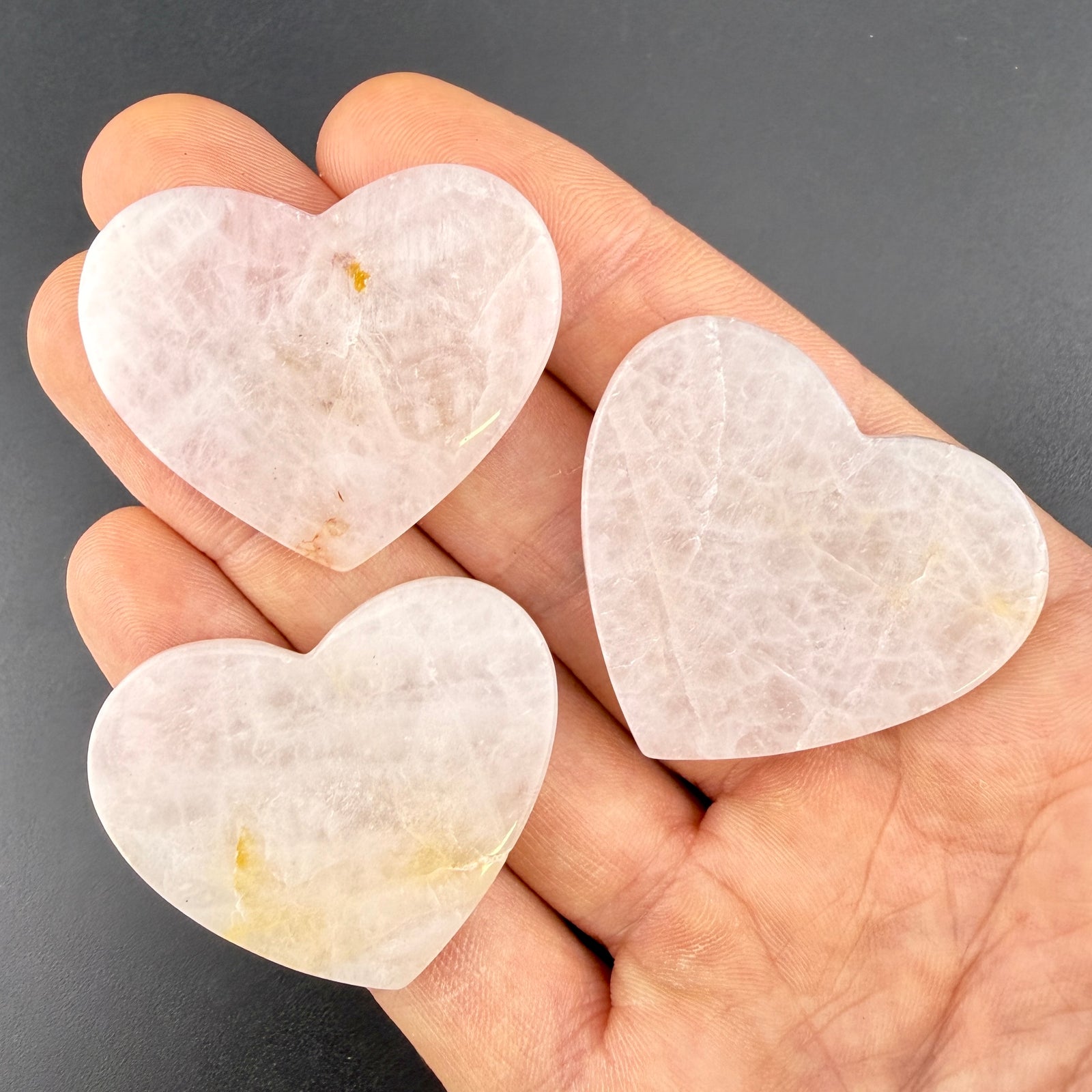 10 Rose Quartz Seconds