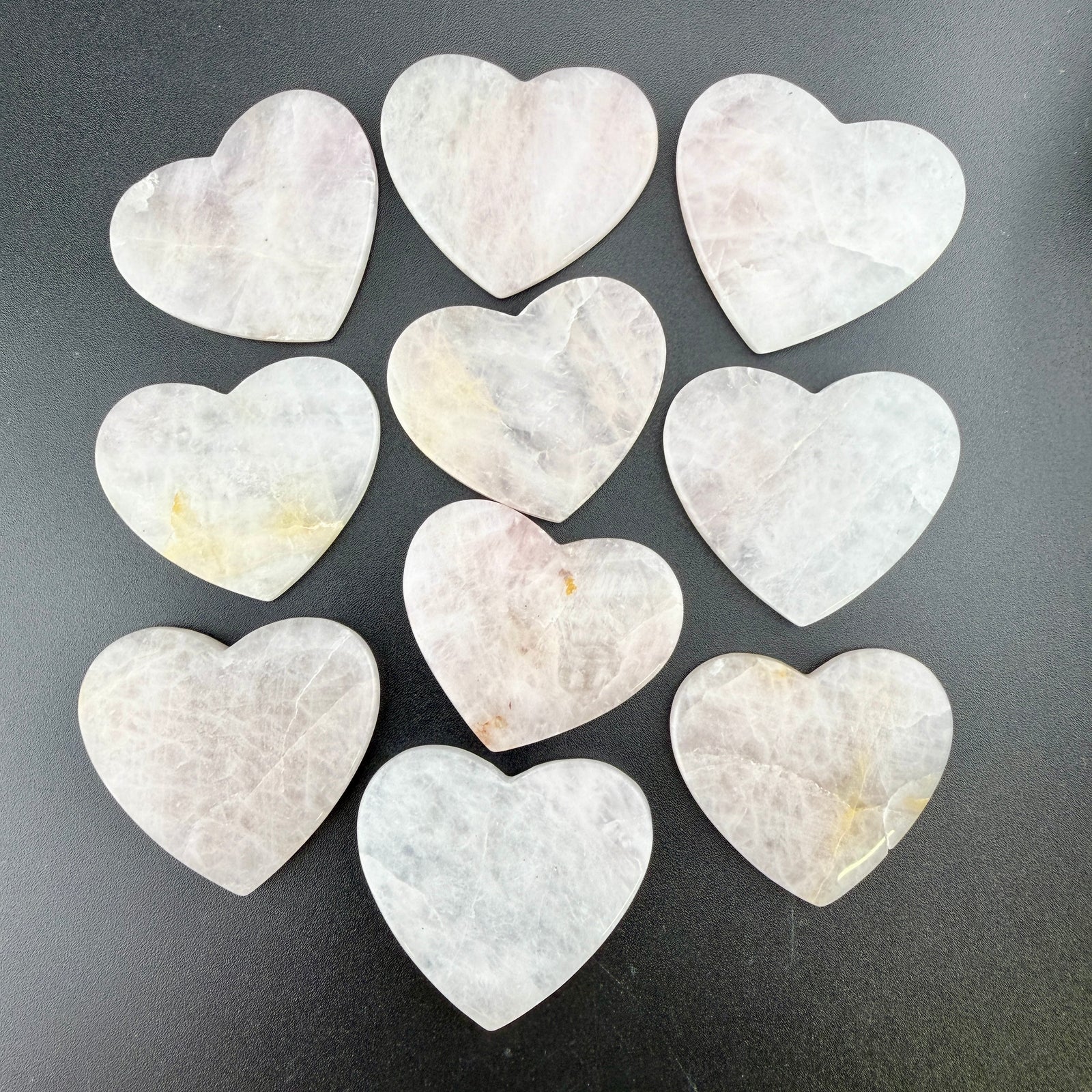 10 Rose Quartz Seconds