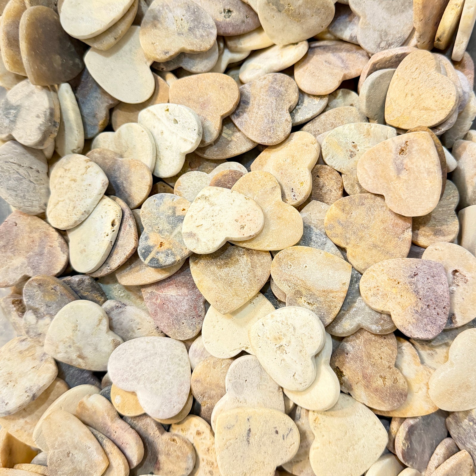 50 Worry Stone Hearts – Halloween Candy Alternative