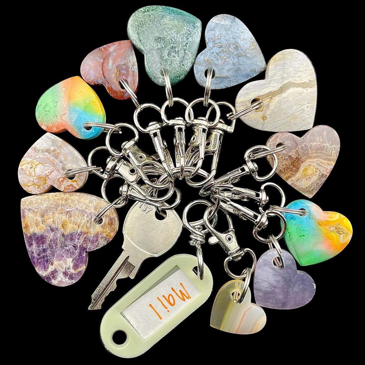 A FUN MIX OF KEYCHAINS