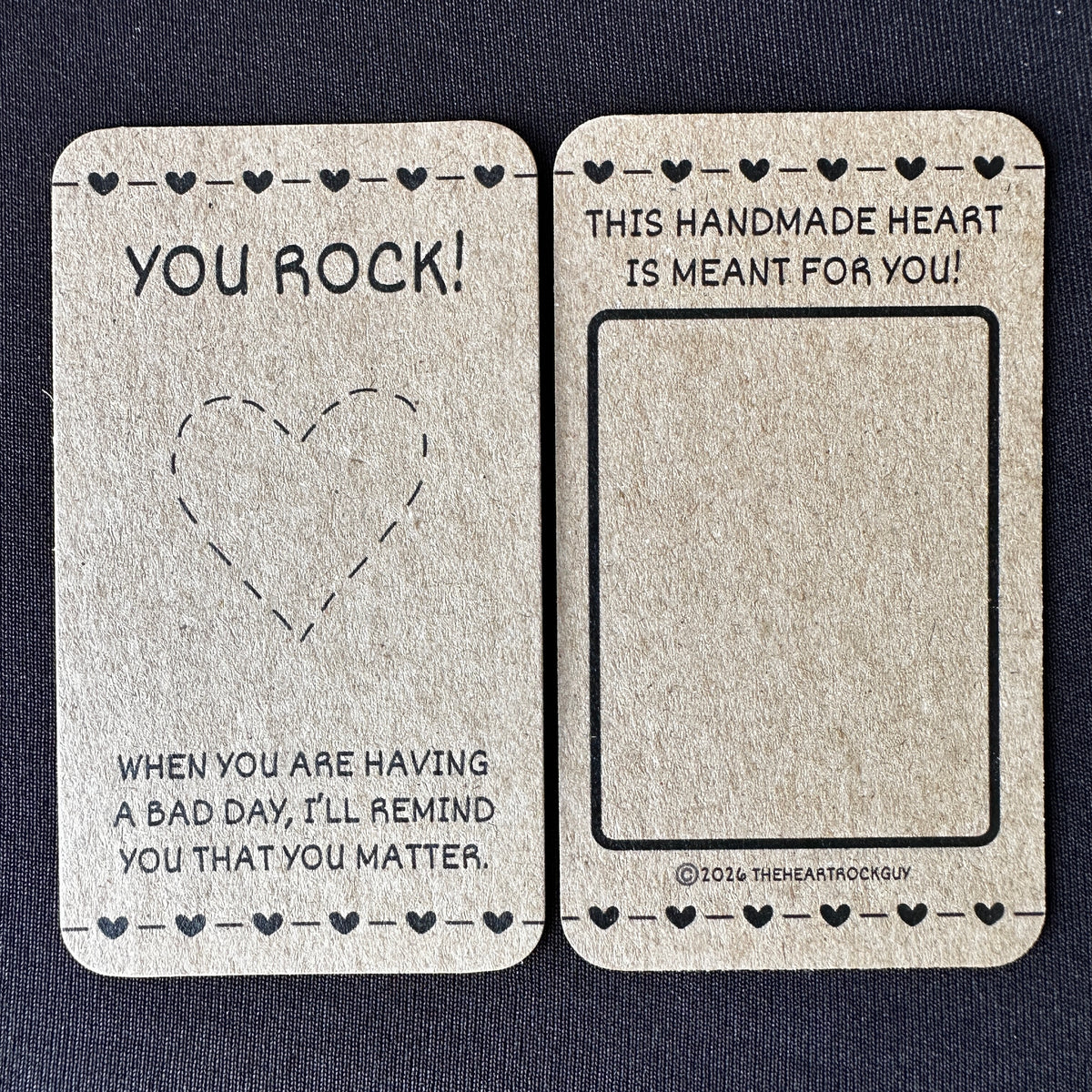 YOU ROCK! Affirmation Card + Adhesive Dot