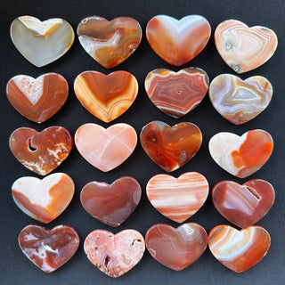 20 Hearts / Carnelian