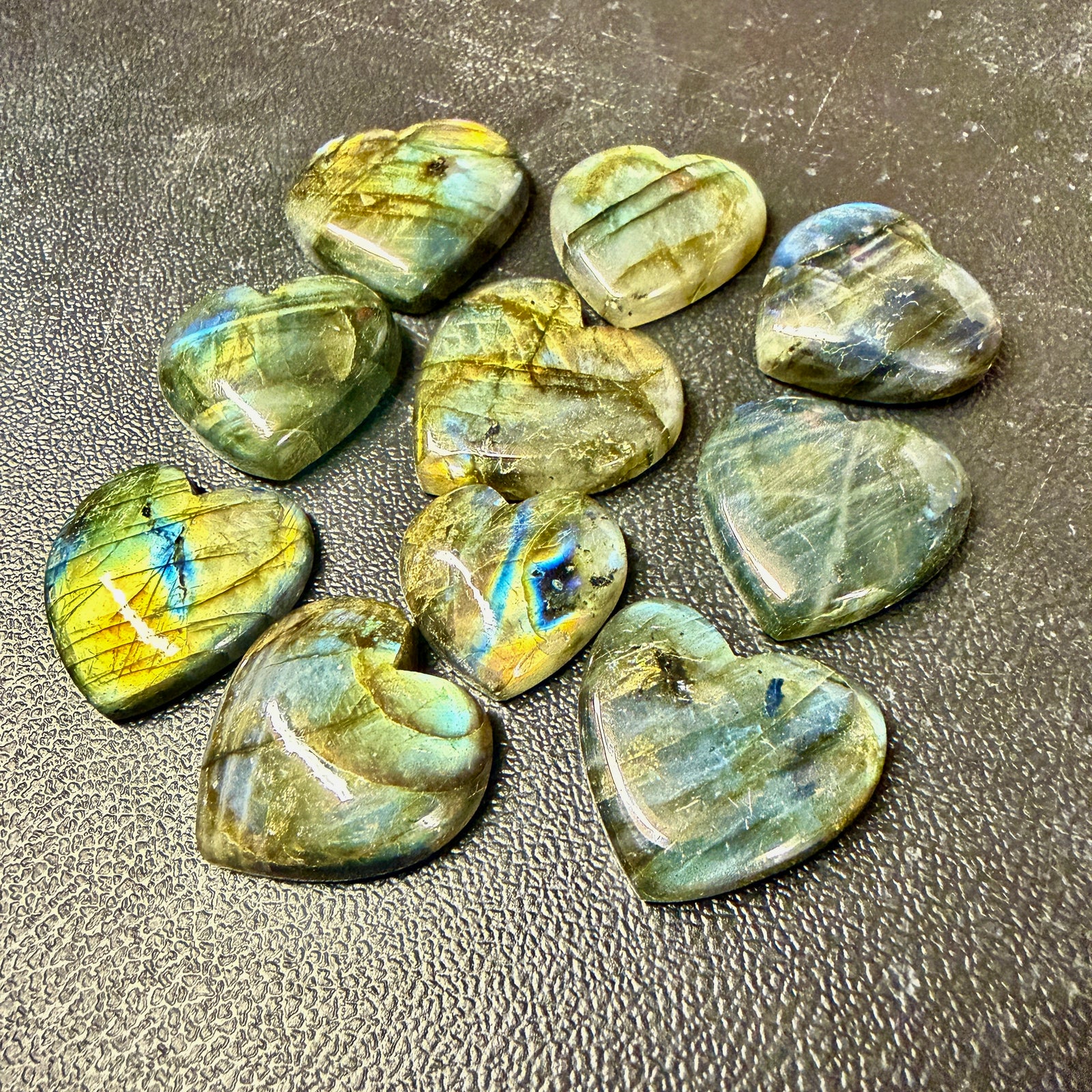 10 SMALL LABRADORITE