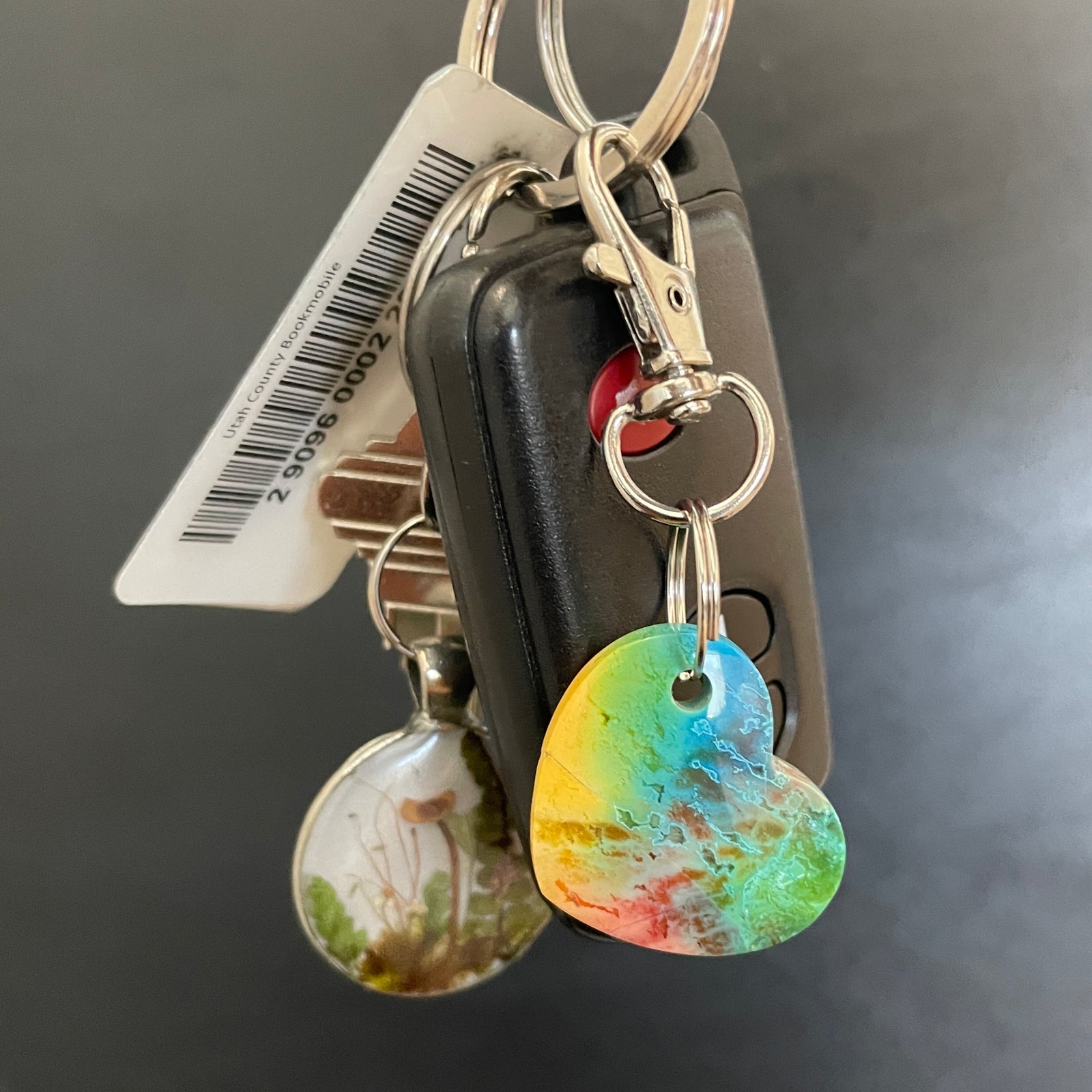 a KEYCHAIN (very FUNctional + you'll see it all the time!)