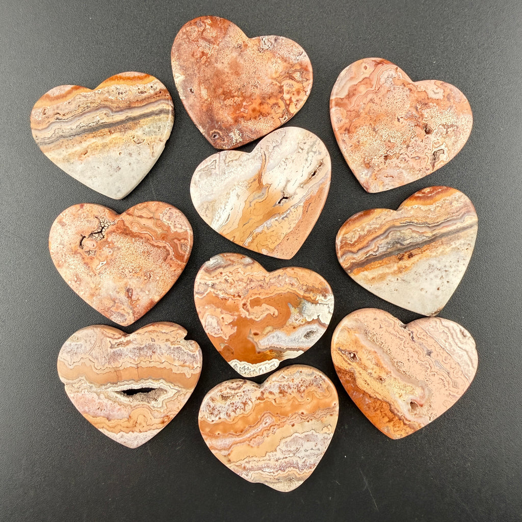 10 Pink Crazy Lace (Seconds) - The Heart Rock Guy