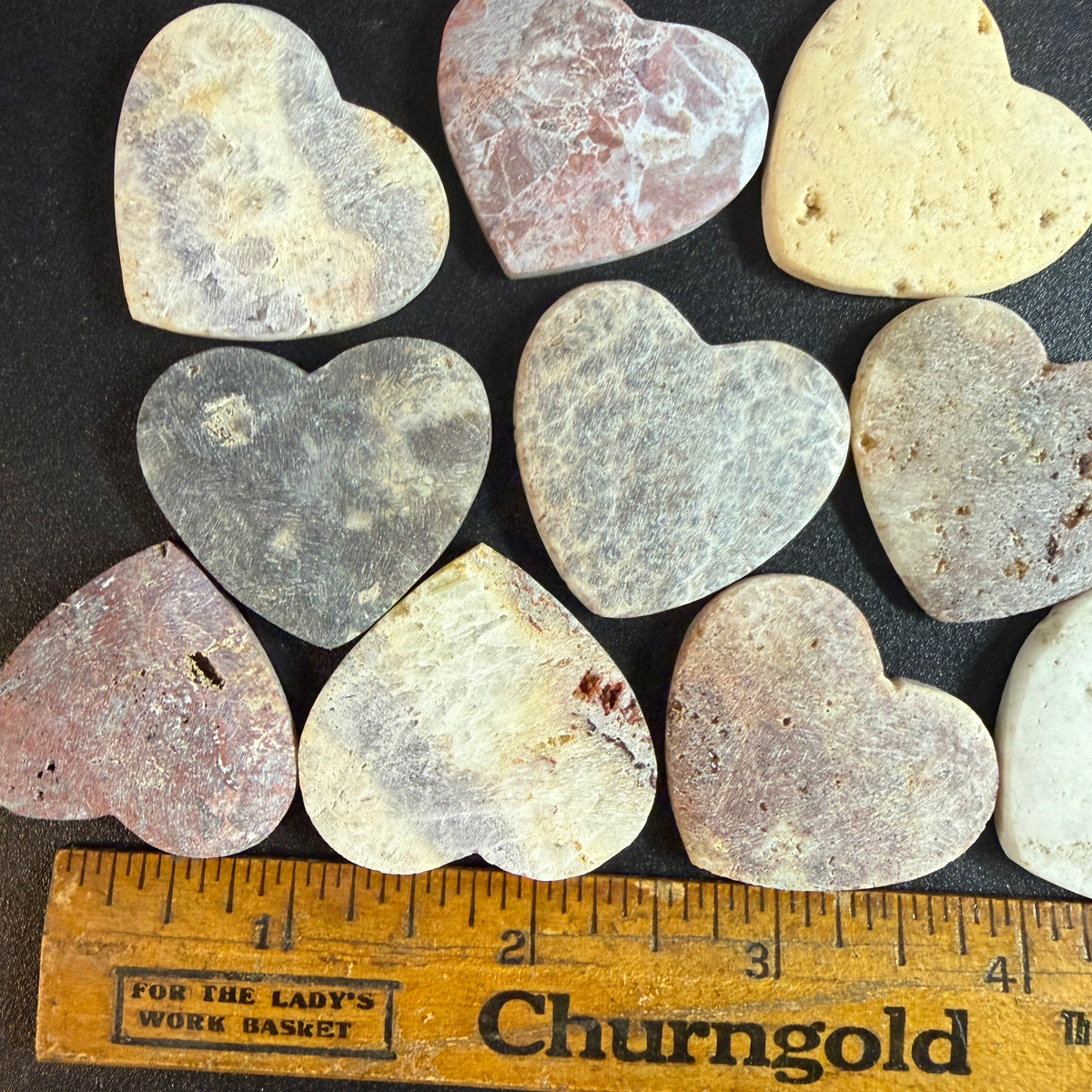 50 Worry Stone Hearts – Halloween Candy Alternative