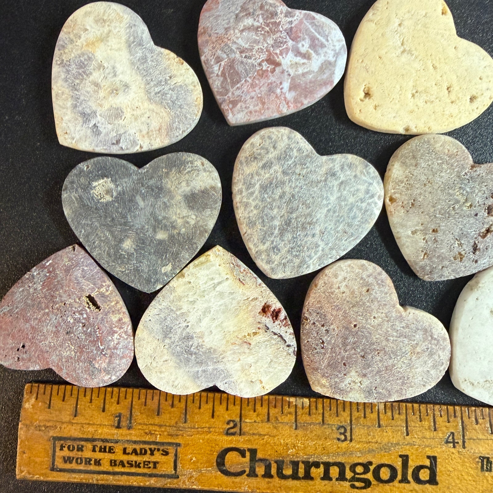 50 Worry Stone Hearts – Halloween Candy Alternative