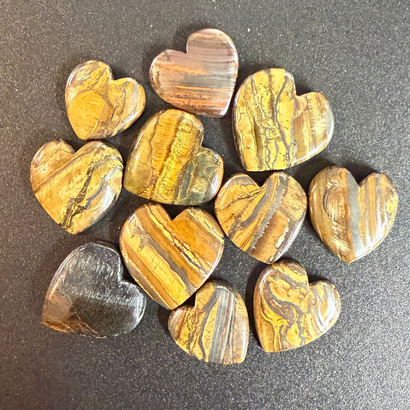 10 SMALL TIGER’S EYE