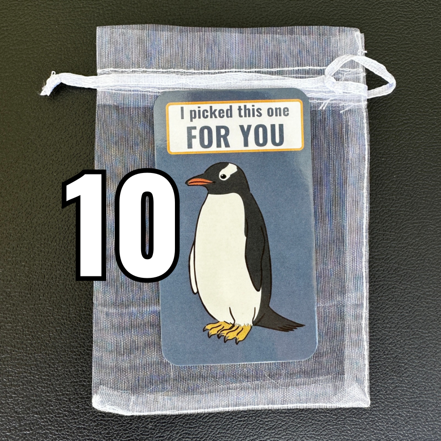 Penguins Card + Adhesive Dot