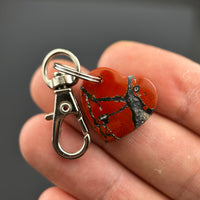 Heart Rock Keychains