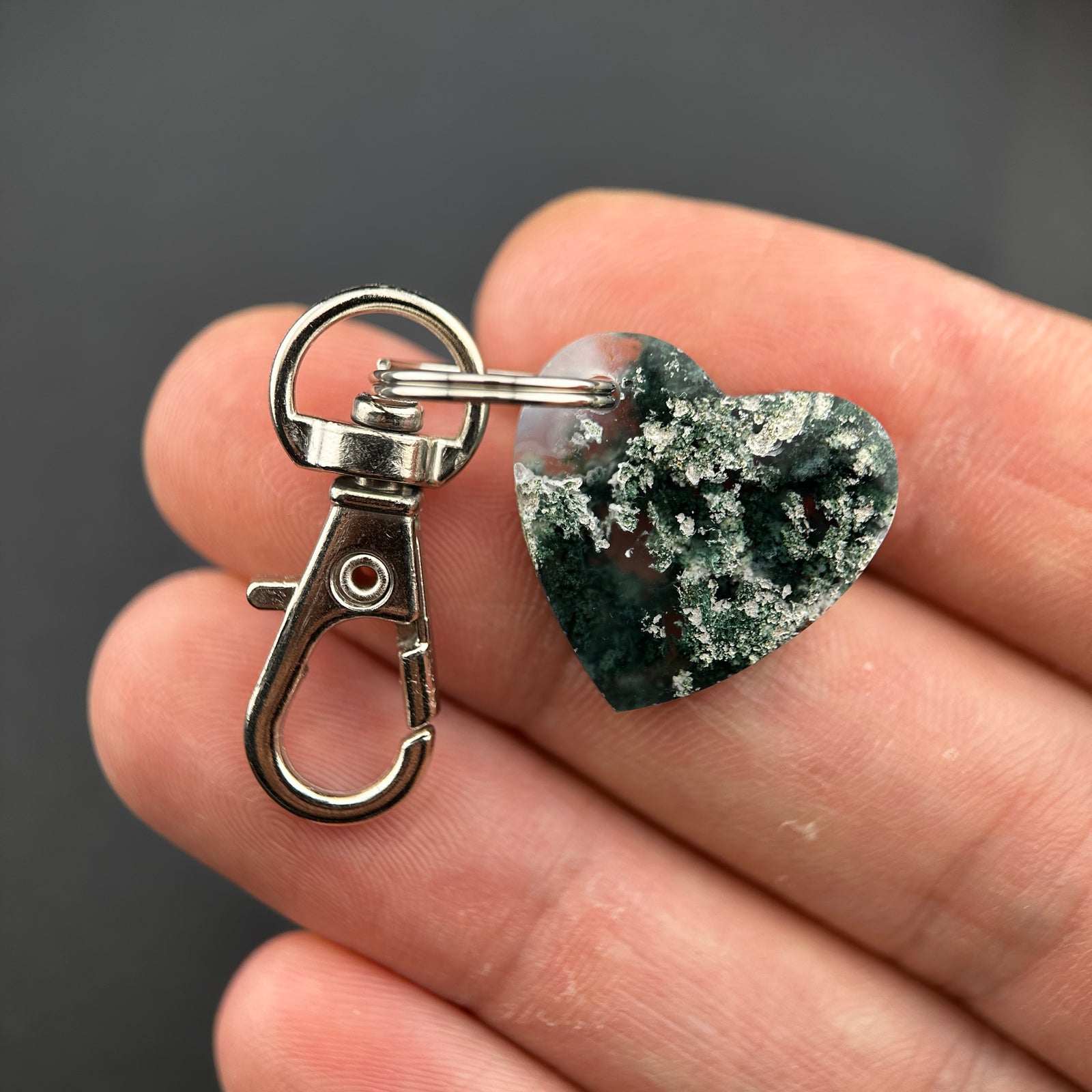 Heart Rock Keychains