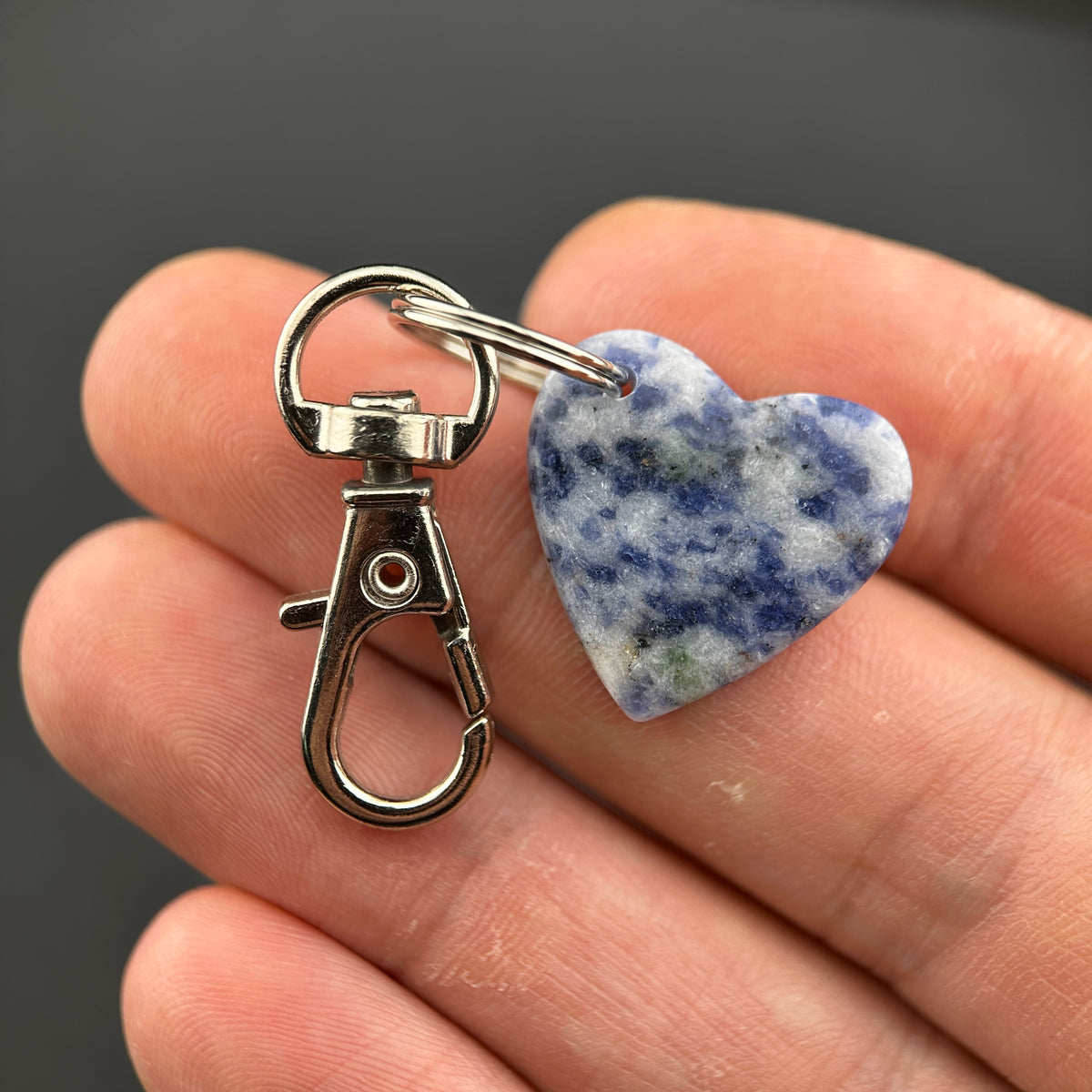 Heart Rock Keychains