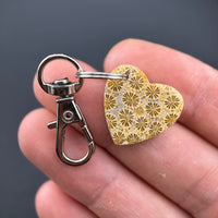 Heart Rock Keychains