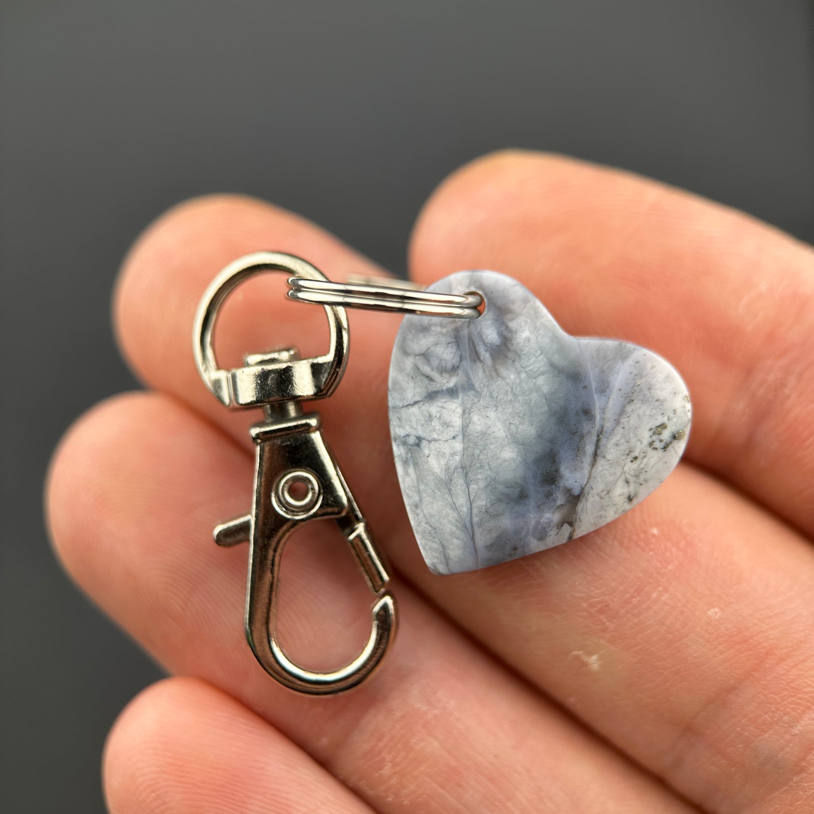 Heart Rock Keychains