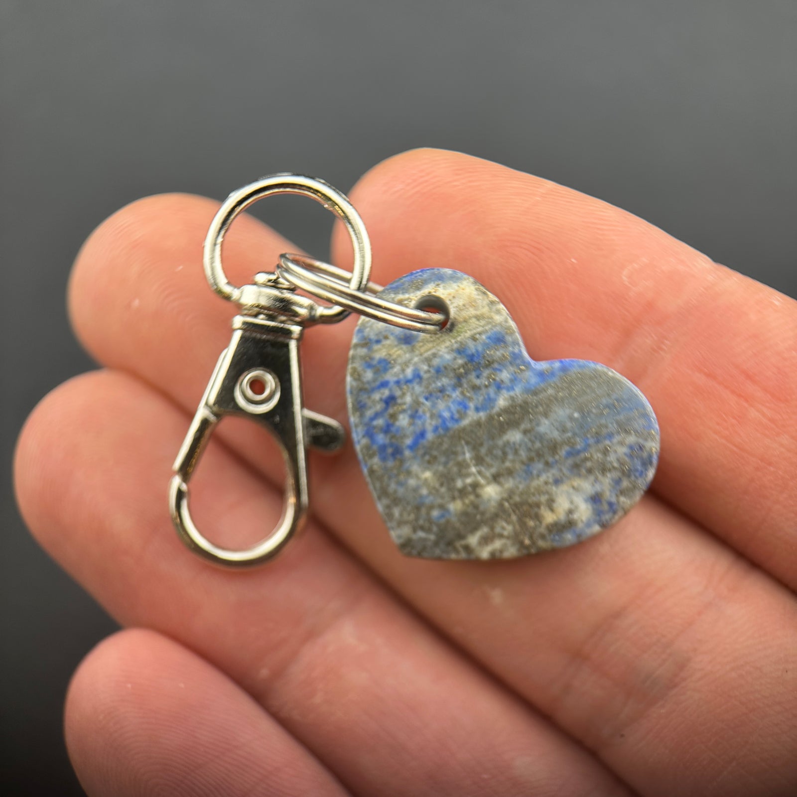 Heart Rock Keychains
