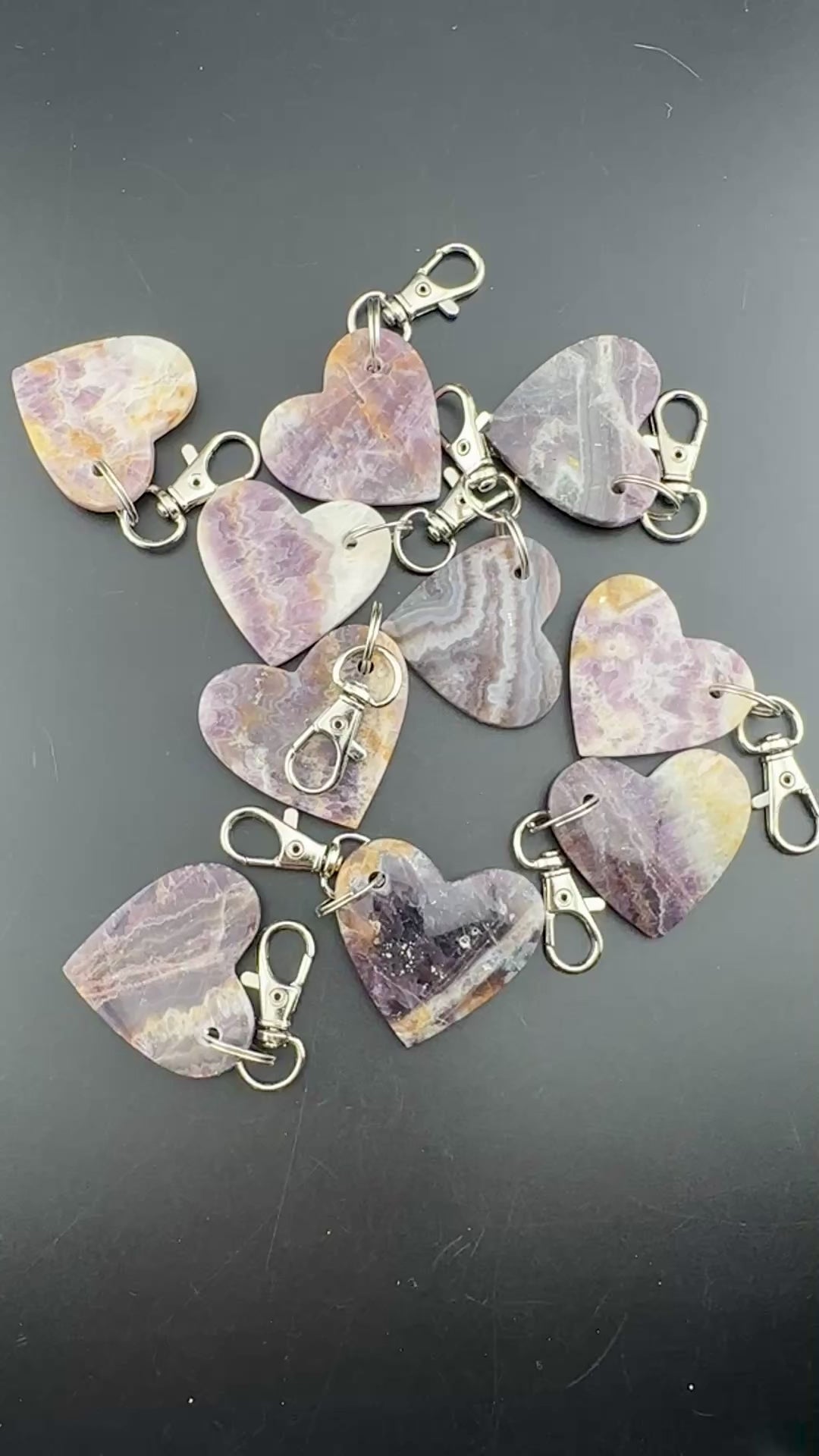 Large Dream Amethyst Keychain