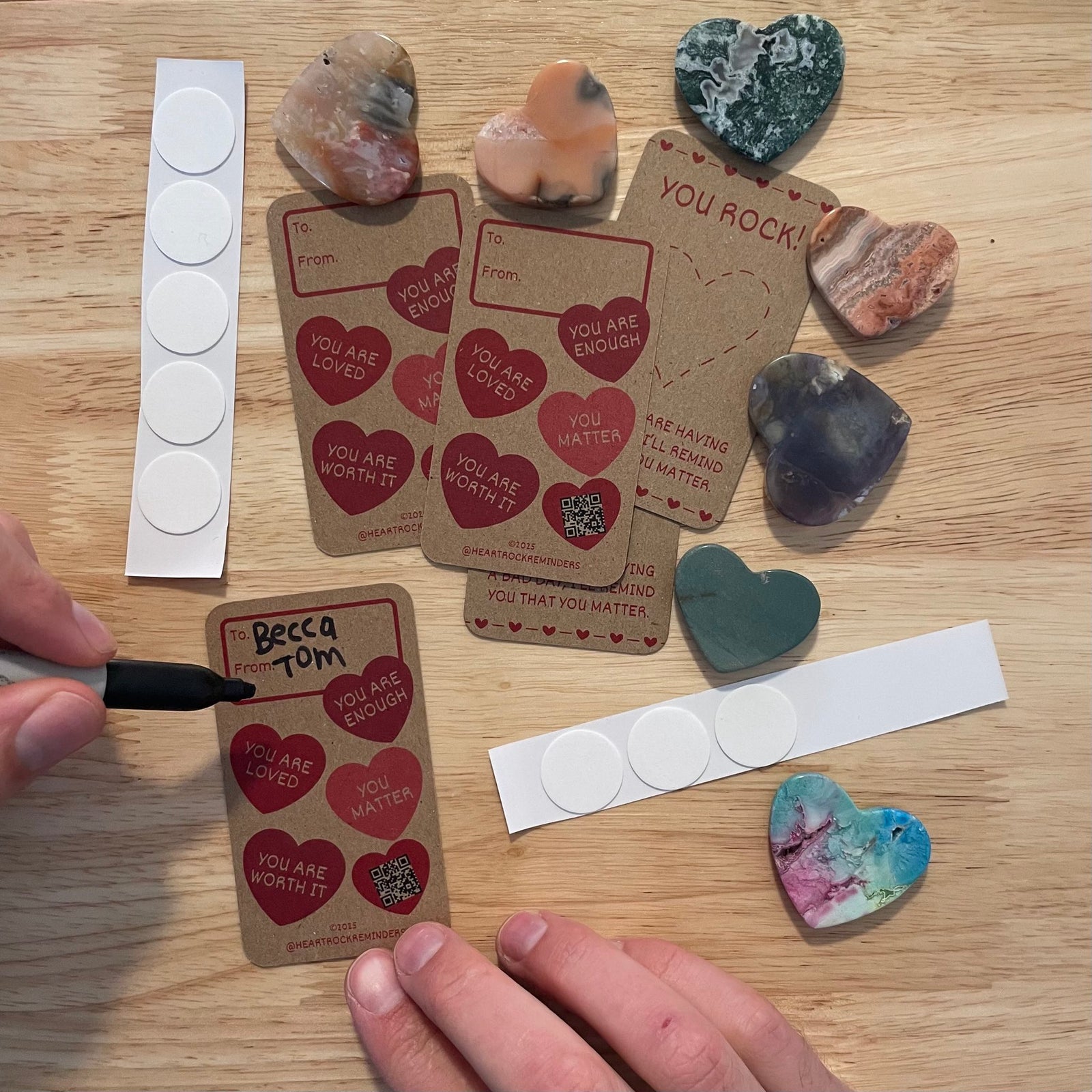 Valentine's Day Heart Rock Kit (30 count)